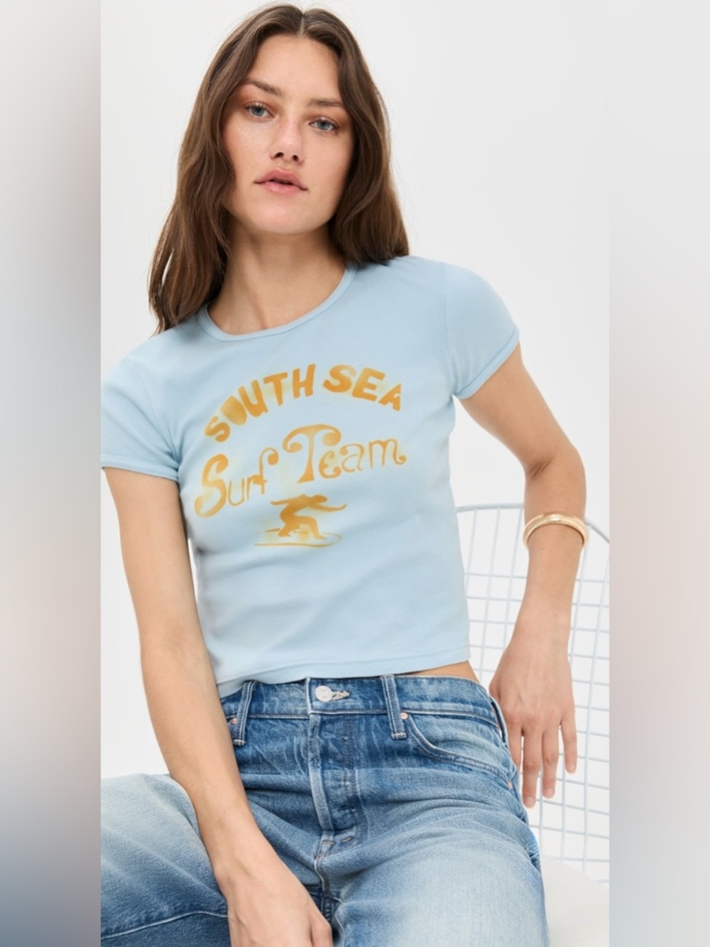 MOTHER itty bitty ringer tee